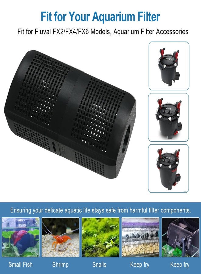 HEBRAR Aquarium Filter Intake Guard Fits for Fluval Aquarium Filter FX2/FX4/FX6, Aquarium Intake Guard Fish Safe Filter Cover Aquarium Filter Accessories - Image 2